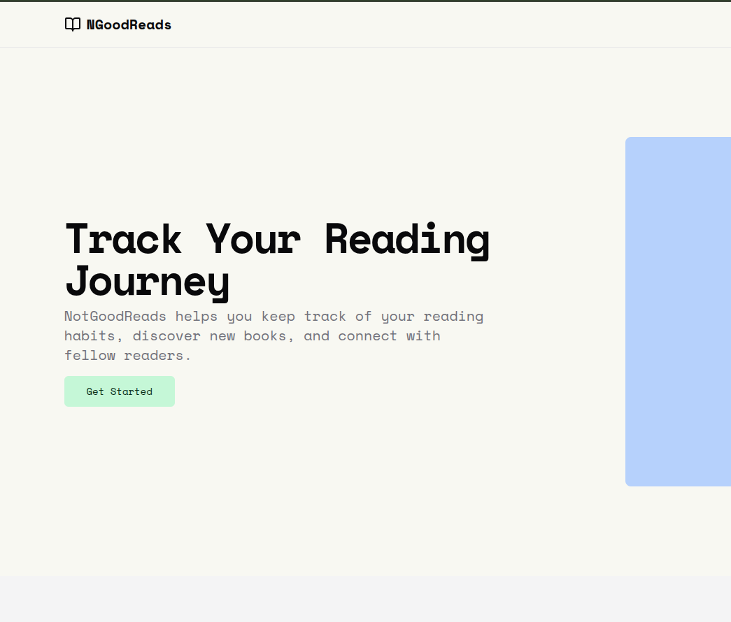NotGoodReads (App de Leitura) thumbnail